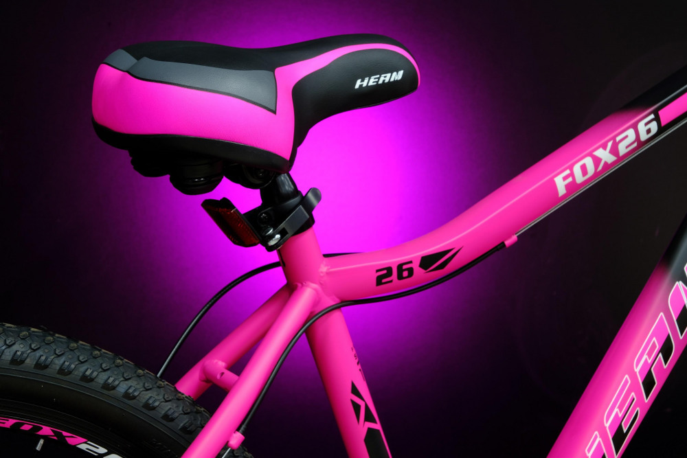 Heam FOX 26 Girl Чёрно/Розовый рама 15 (на рост 141-160)