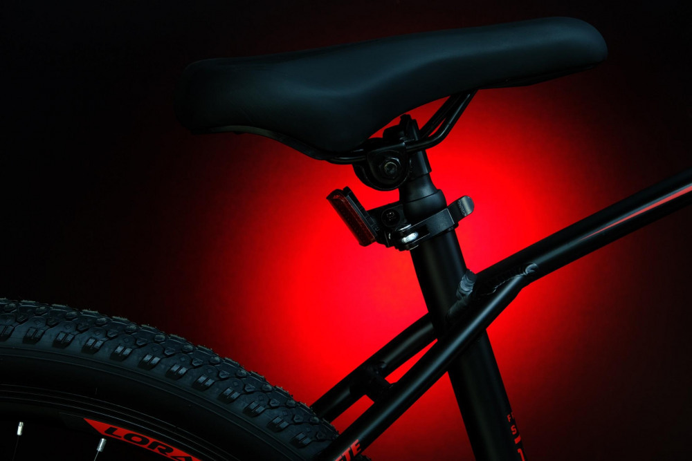 LORAK Safe 29 Cassete Матовый Чёрный/Красный 19р (на рост 171-182)