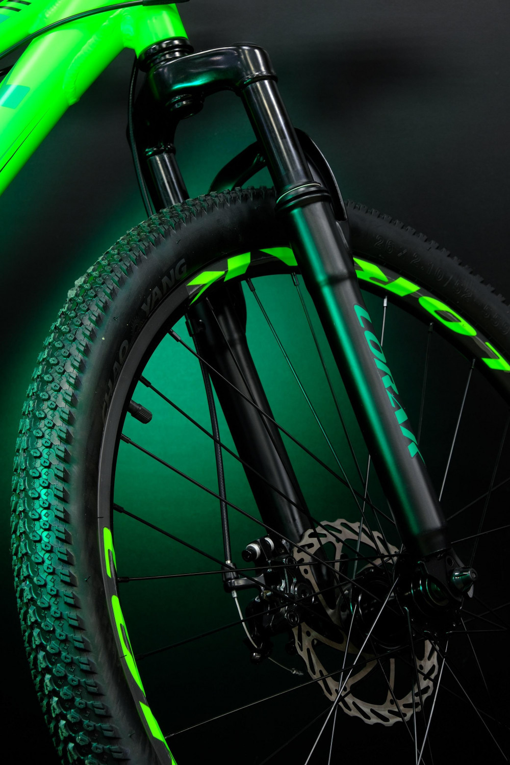 Lorak Race 26 Матовый Зелёный 15р (на рост 141-160)