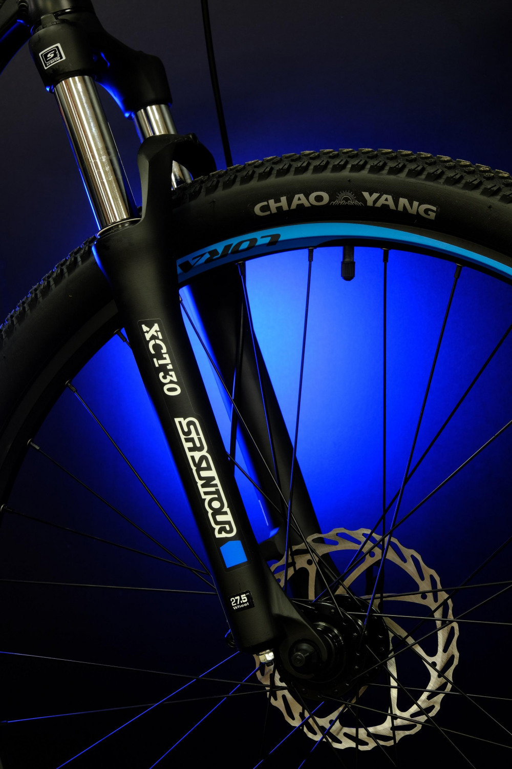 Lorak 1.0 Матовый Чёрный/Синий рама 21 (на рост 183-190) (27.5)