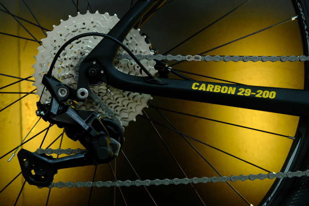 LORAK Carbon 29 200 Матовый Чёрный/Золотой глянец